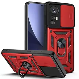 Чохол Ummi Camshield Serge Ring для Xiaomi 12T / 12T Pro Червоний / Red