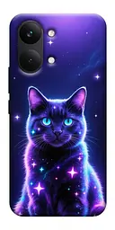 TPU чохол Demsky Galaxy purple cat для Xiaomi Poco X8 Pro Max