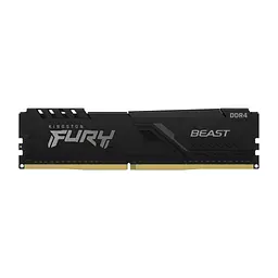Модуль пам'яті для комп'ютера DDR4 16GB (2x8GB) 3600 MHz Fury Beast Black Kingston Fury (ex.HyperX) (KF436C17BBK2/16) - мініатюра 3