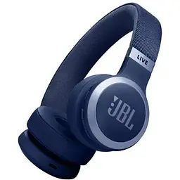 Навушники JBL бездротові Live 670NC синій bluetooth мікрофон динаміки 40 мм акумулятор 750 mAh ( LIVE670NCBLU)