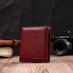 Маленький жіночий гаманець із натуральної шкіри ST Leather 19467 бордовий - мініатюра 8