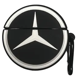 Силіконовий футляр Brand для навушників AirPods 3 + карабін Mercedes