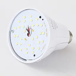 Смарт лампочка акумуляторна лампа світлодіодна на батарейках 20W LED Intelligent Bulb E27 - мініатюра 7