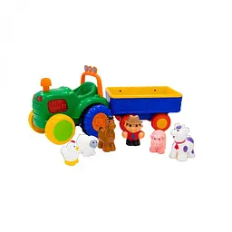 Іграшка на колесах Kiddieland Трактор фермера, укр. мова (024753) - мініатюра 3