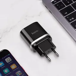 Зарядний пристрій Hoco C12Q Smart QC3.0 3A 18W black - мініатюра 3