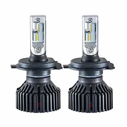 LED лампи автомобільні Solar H4 12/24 8000Lm 60W 6500K IP67 Радіатор та кулер 2 шт (8304)