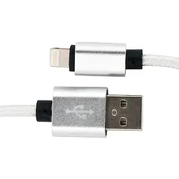 Кабель Dengos NTK-L-MT Round Lightning cable 1m White - мініатюра 2