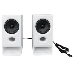 Комп'ютерні колонки 2.0 Edifier R-20-BT 5W USB-C, AUX, Bluetooth White - мініатюра 4