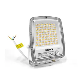 LED прожектор Videx F5 50W 3000-5000-6500K 230V білий (VL-F5-050CW) - мініатюра 3