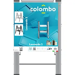 Уцінка. Драбина Colombo Leonardo 2 щаблі (G300A02W)  - мініатюра 2