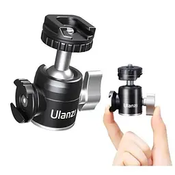 Адаптер кронштейн Ulanzi Vijim Dual Cold Shoe Ballhead UV-2046 U60 Black - мініатюра 6