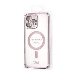 Чохол Ductil Metallic Edge with MagSafe (Protected Camera & Lens) iPhone 16 Pro Max Pink - мініатюра 2