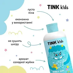 Дитяча піна для ванни Tink kids Bubble Gum 500 мл (289674) - мініатюра 4