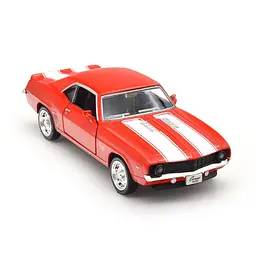Автомодель TechnoDrive Chevrolet Camaro 1969I, 1:32, червона (250336U) - мініатюра 3