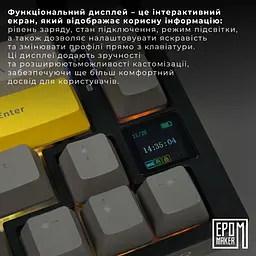 Клавіатура Epomaker AK820 Pro Gift Switch Black механічна бездротова (AK820-PRO-B-G) - мініатюра 8