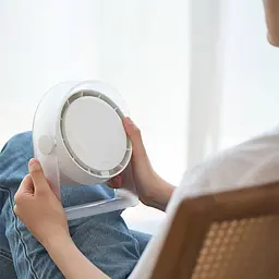 Портативний вентилятор WIWU WI-FS07 Snow desktop fan White - мініатюра 6