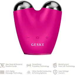 Мікрострумовий підтягувач обличчя GESKE MicroCurrent Face-Lifter 6 в 1 бузковий - мініатюра 4