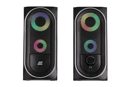Акустична система 2E PCS234 RGB, 2.0, USB, Black - мініатюра 5