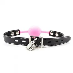 Кляп Toyz4Lovers Ball Gag + Block (рожевий) - мініатюра 2