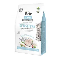 Сухий корм Brit Care Cat GF Insect для котів з харчовою непереносимістю, з комахами та рибою 400 г (арт.171962)