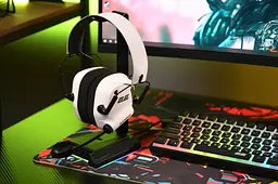 Навушники бездротові ігрові з мікрофоном 2E GAMING HG365 White, BT/WL - мініатюра 3