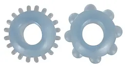 Набір ерекційних кілець для пеніса You2Toys Cock Ring Set 2 шт. блакитний - мініатюра 4
