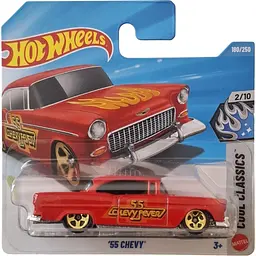 Базова машинка Hot Wheels Cool Classics 55 Chevy червона (5785) JJK21-N521  