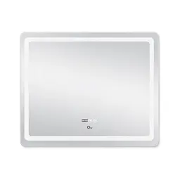 Дзеркало Qtap Mideya з антизапотіванням (DC-F910) 1000x800 QT2078F910W, Білий - мініатюра 4