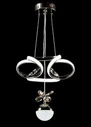 Люстра стельова LED Splendid Ray L124/2, 2 лампи, золото, білий, регульована висота 30-120 см - мініатюра 3