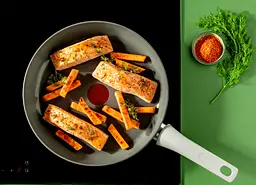 Керамічна сковорода Tefal 26 см Renew Eco Design (C4250543), з керамічним антипригарним покриттям - мініатюра 7