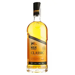 Віскі M&H Classic Single Malt Whisky 46% 0.7 л в подарунковій коробці - мініатюра 2