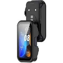 Чохол-накладка DK для Huawei Band 8 / 9 Пластик Gloss Glass Full Cover (016251) (black) - мініатюра 2