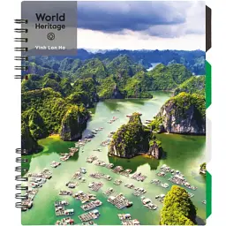 Блокнот Optima World Heritage B5 з розділювачами, 120 аркушів, клітинка (O20356-24)