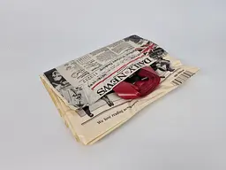Пакет із петльовою ручкою-сер "Daily news" (37х41) Ліоні (50 шт.) - мініатюра 2