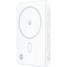 Універсальна мобільна батарея Acefast Magnetic Wireless 10000mAh 20W PD, QC 3.0, QI 15W, ультра тонкий, M26 Білий