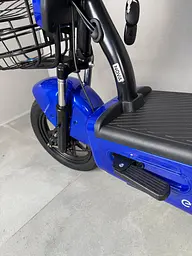 Електровелосипед EVOBIKE Nova S 500W 48V 12Ah з 2 сидіннями, корзиною та поворотниками, простий і надійний, для міста і села, синього кольору - мініатюра 8
