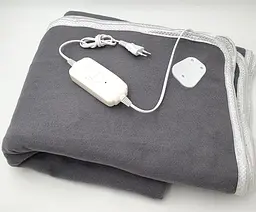 Електропростирадло електро грілка електричне простирадло LUX electric blanket 120*155см 100Вт UKC сірий - мініатюра 3