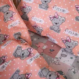 Підковдра MirSon 20-0028 Little girl Teddy бязь 110х140 см (2200010266511) - мініатюра 4