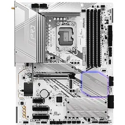 Материнська плата AsRock Z890 PRO RS WIFI WHITE (Z890 PRO RS WIFI WHITE) (Socket 1851, Intel Z890, ATX) - мініатюра 2