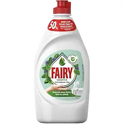 Средство для мытья посуды Fairy Sensitive Чайное дерево и мята 450 мл