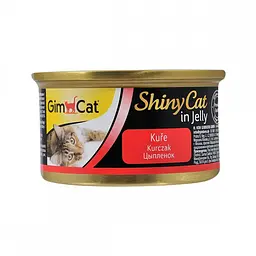 Вологий корм для кішок GimCat Shiny Cat 70 г (курка)