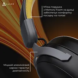 Навушники Ajazz AHM08 MAX 3-Mode Black (AHM08-MAX-BGY) - мініатюра 9