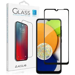 Скло захисне ACCLAB Full Glue Samsung A03 Black (1283126521621)