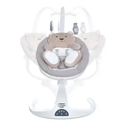 Заколисуючий центр-шезлонг HUGS ME 1077 Beige - мініатюра 3
