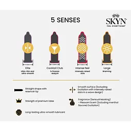 Презервативи безлатексні Skyn 5 Senses (5 шт.) - мініатюра 3