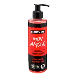 Гель для душу Beauty Jar Mon Amour, парфумований, 250 мл + Губка для душу Suavipiel Black Sense Sponge, 1 шт. - мініатюра 2