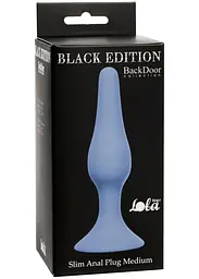 Анальна пробка Lola Toys Plug-Slim, 11.5 см (синій) - мініатюра 2