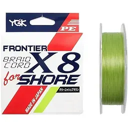 Шнур YGK Frontier Braid Cord X8 150 m #2.0/0.235 mm 30lb/13.5 kg (1013-5545.02.99)