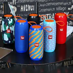 Портативна стереоколонка Bluetooth T&G TG117 для відпочинку - бездротова водостійка Bluetooth-колонка TG-117 для дому в асортименті - мініатюра 3