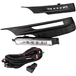 LED Протитуманні фари для Honda Accord 2016-2017 S TYPE з проводкою Комплект (HD-986L)
